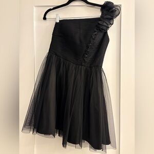 Aidan Mattox Black Dress